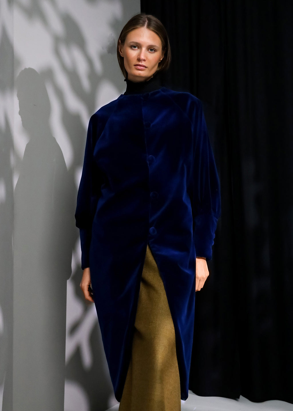 Abrigo Velvet | Azul Marino