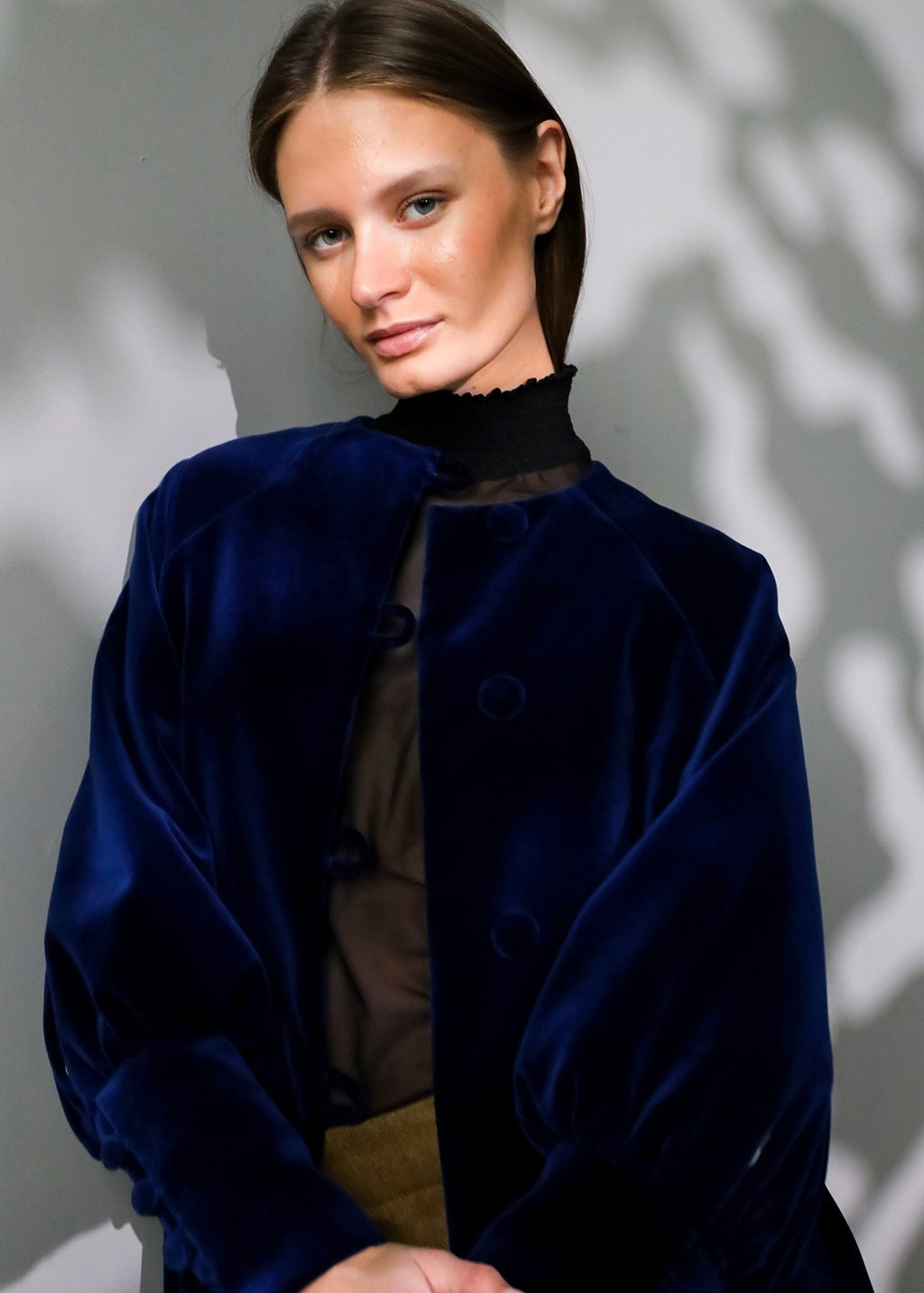 Abrigo Velvet | Azul Marino