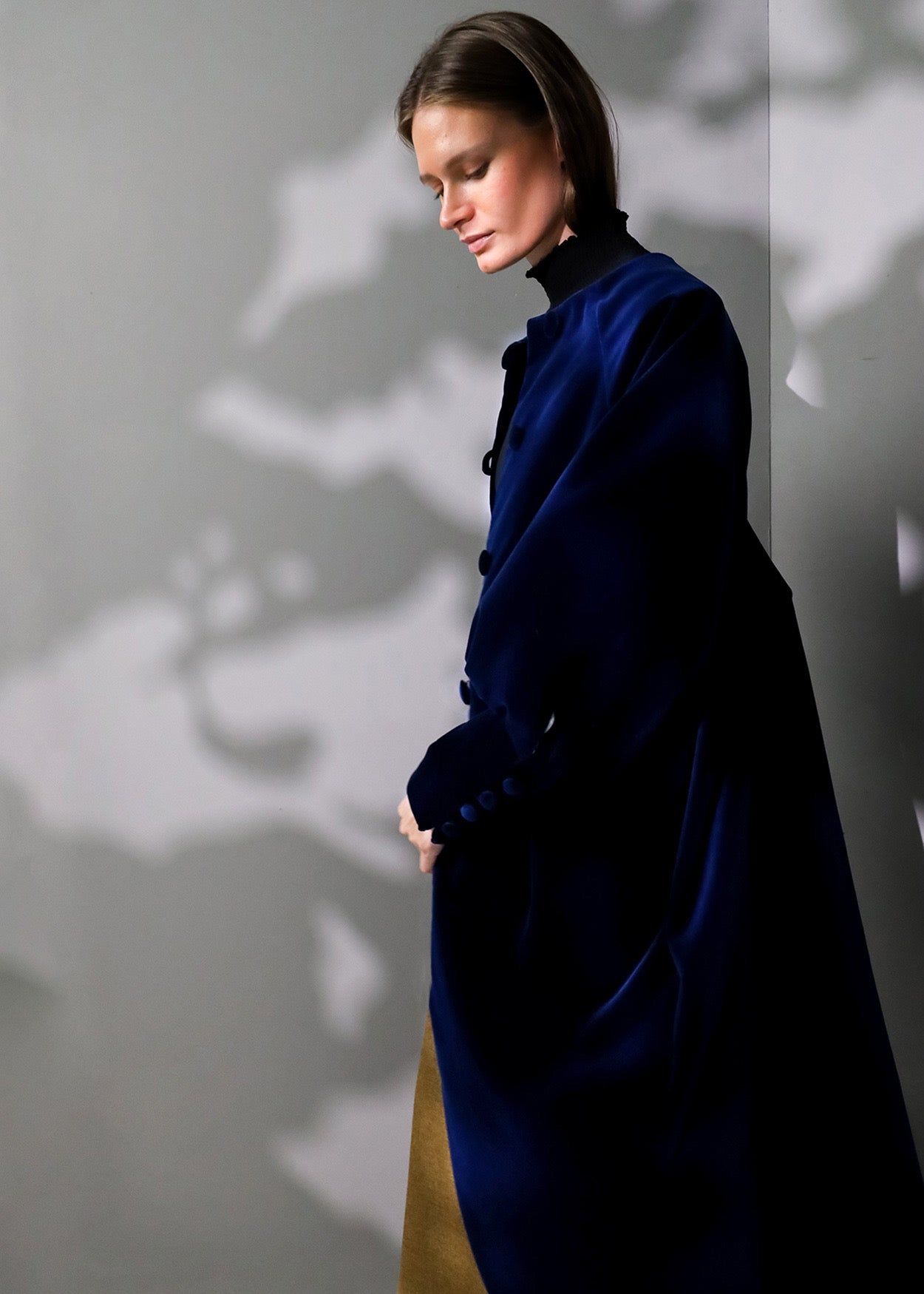 Abrigo Velvet | Azul Marino