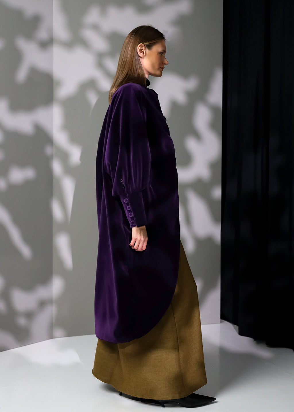 Abrigo Velvet | Púrpura