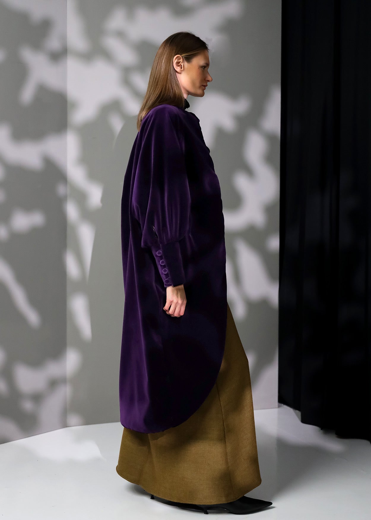 Abrigo Velvet | Púrpura