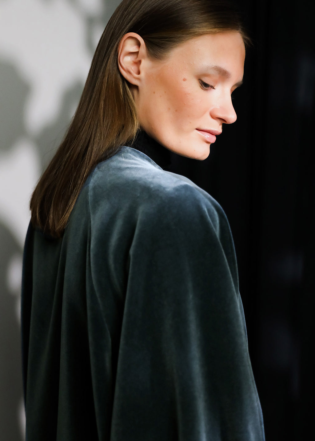 Abrigo Velvet | Gris