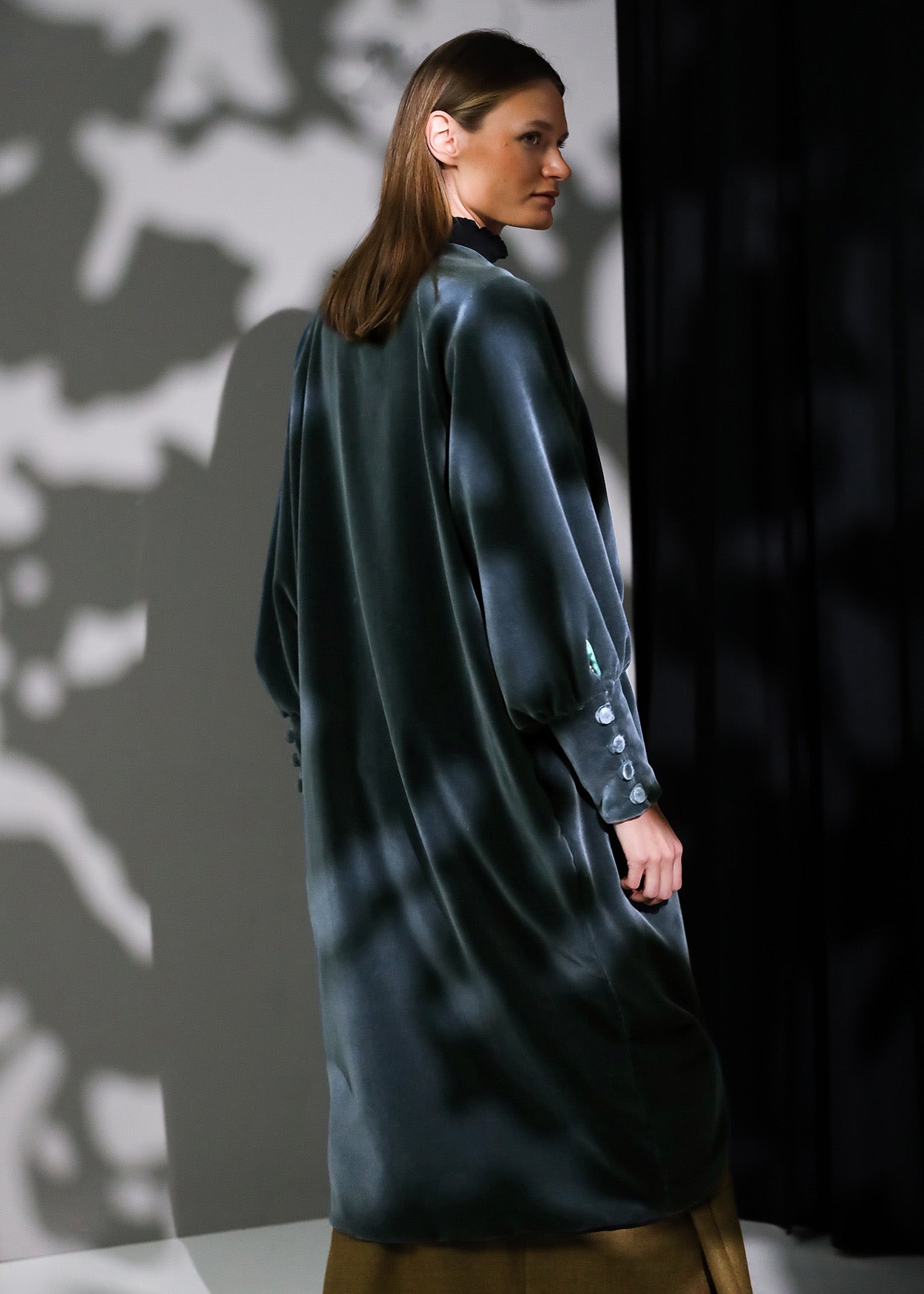 Abrigo Velvet | Gris