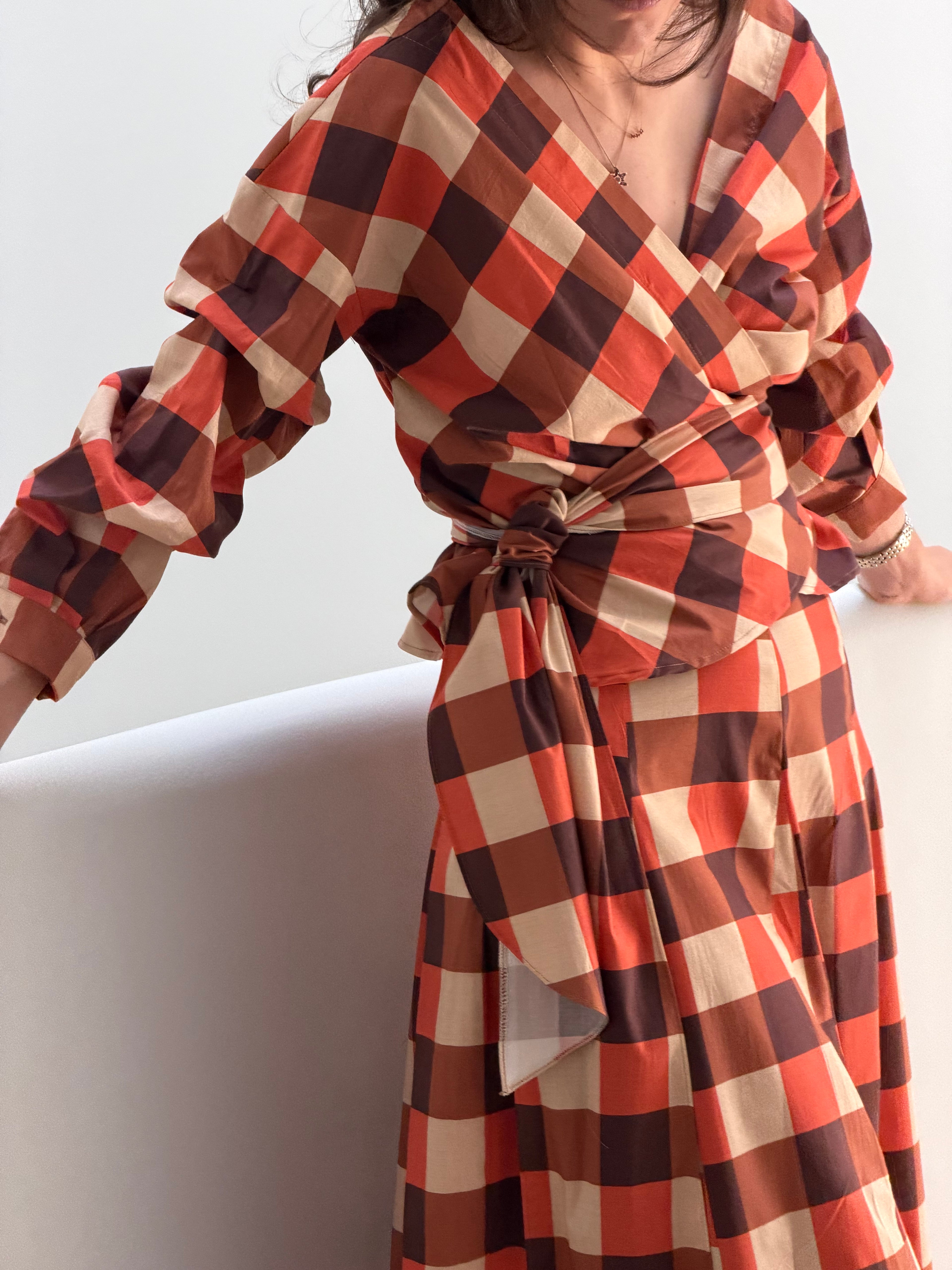 Blusa Trenza | Cuadros