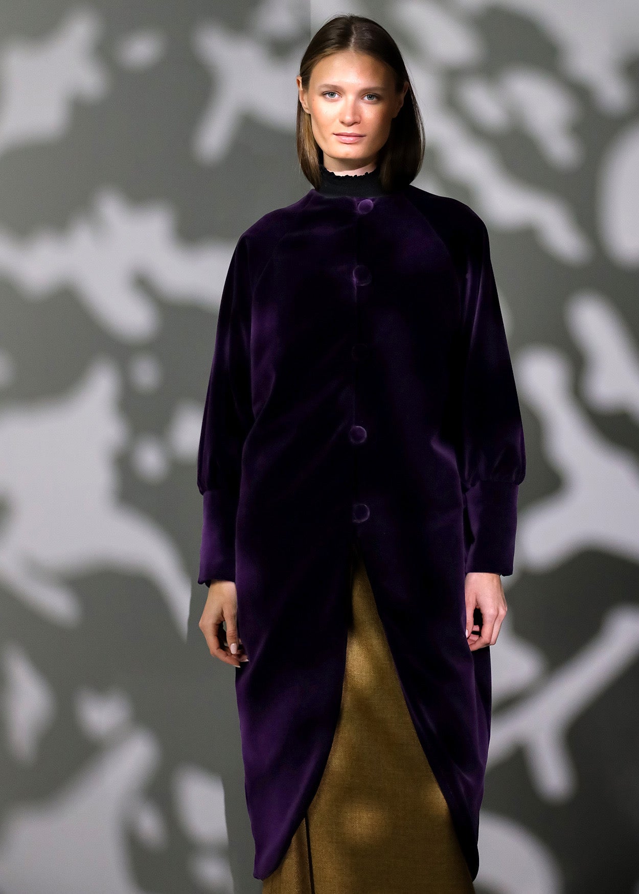 Abrigo Velvet | Púrpura