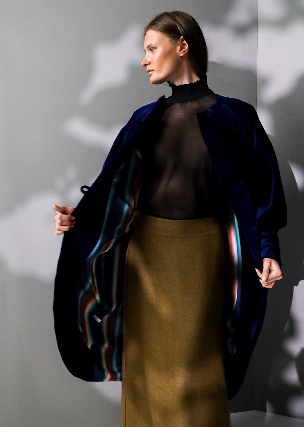 Abrigo Velvet | Azul Marino