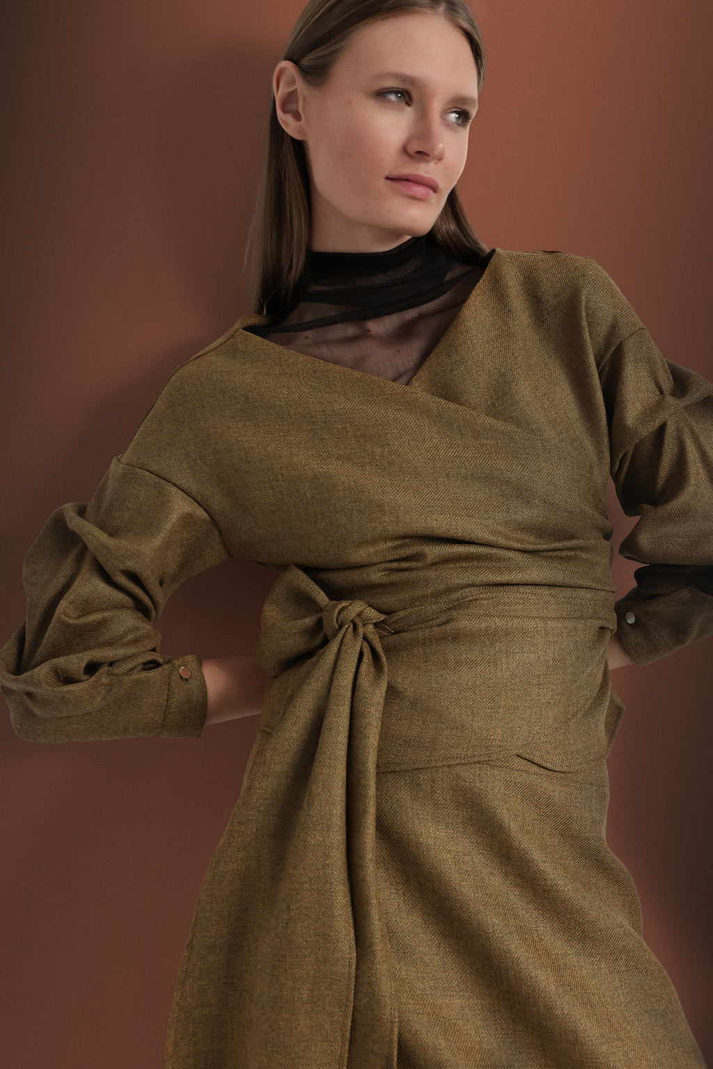 Blusa Trenza | Camel