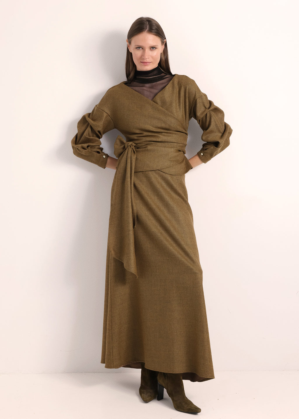 Blusa Trenza | Camel