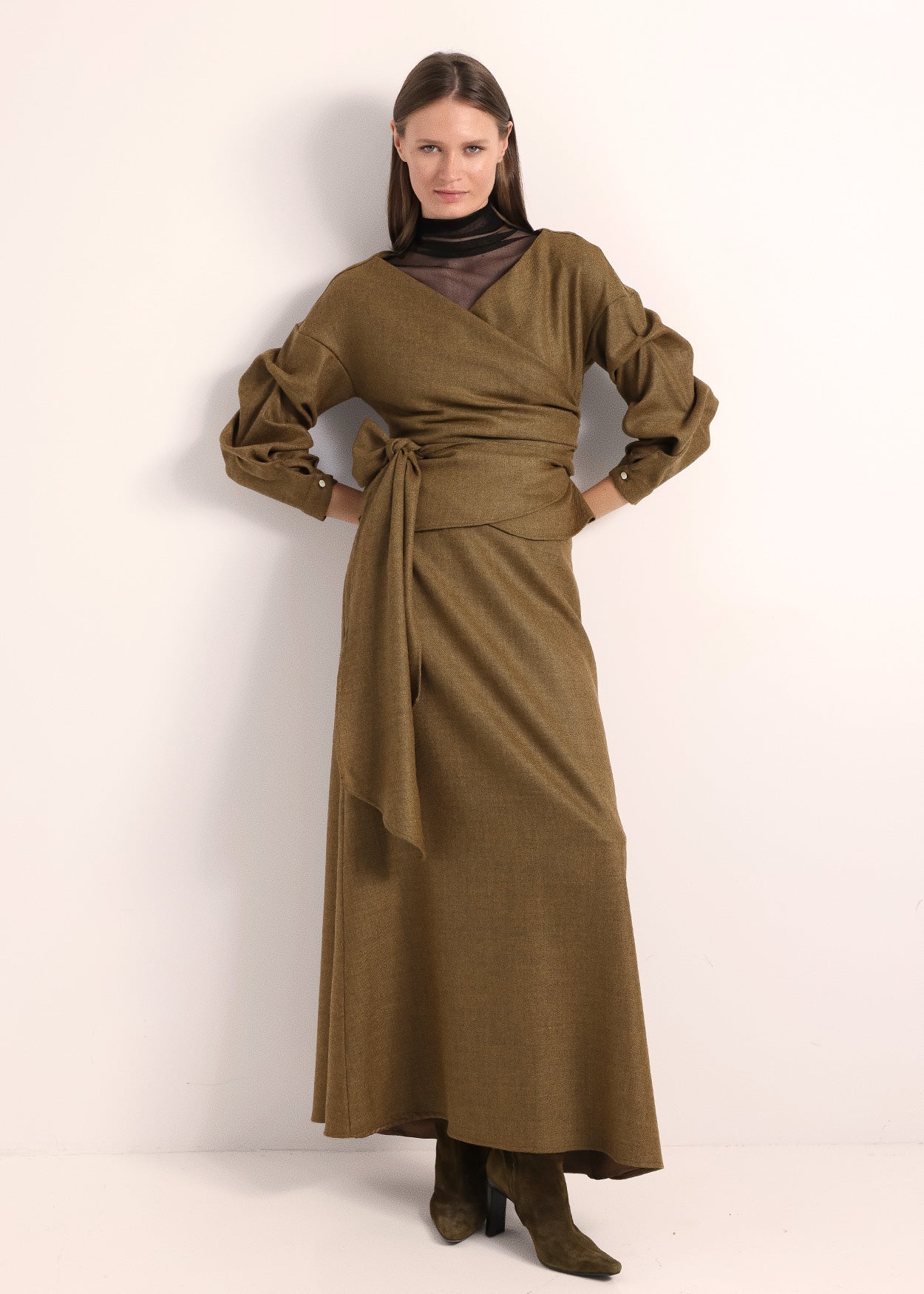 Blusa Trenza | Camel