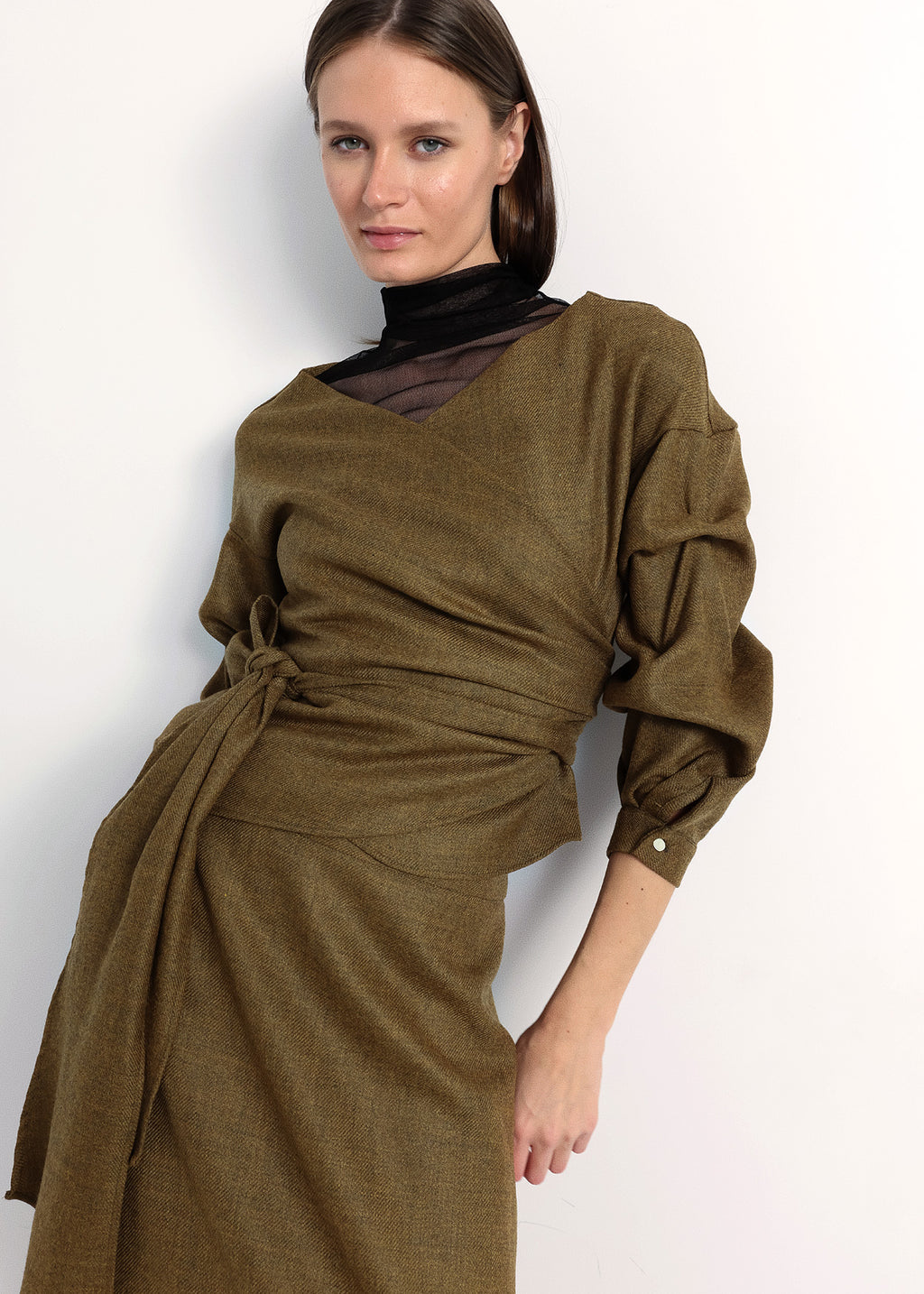 Blusa Trenza | Camel