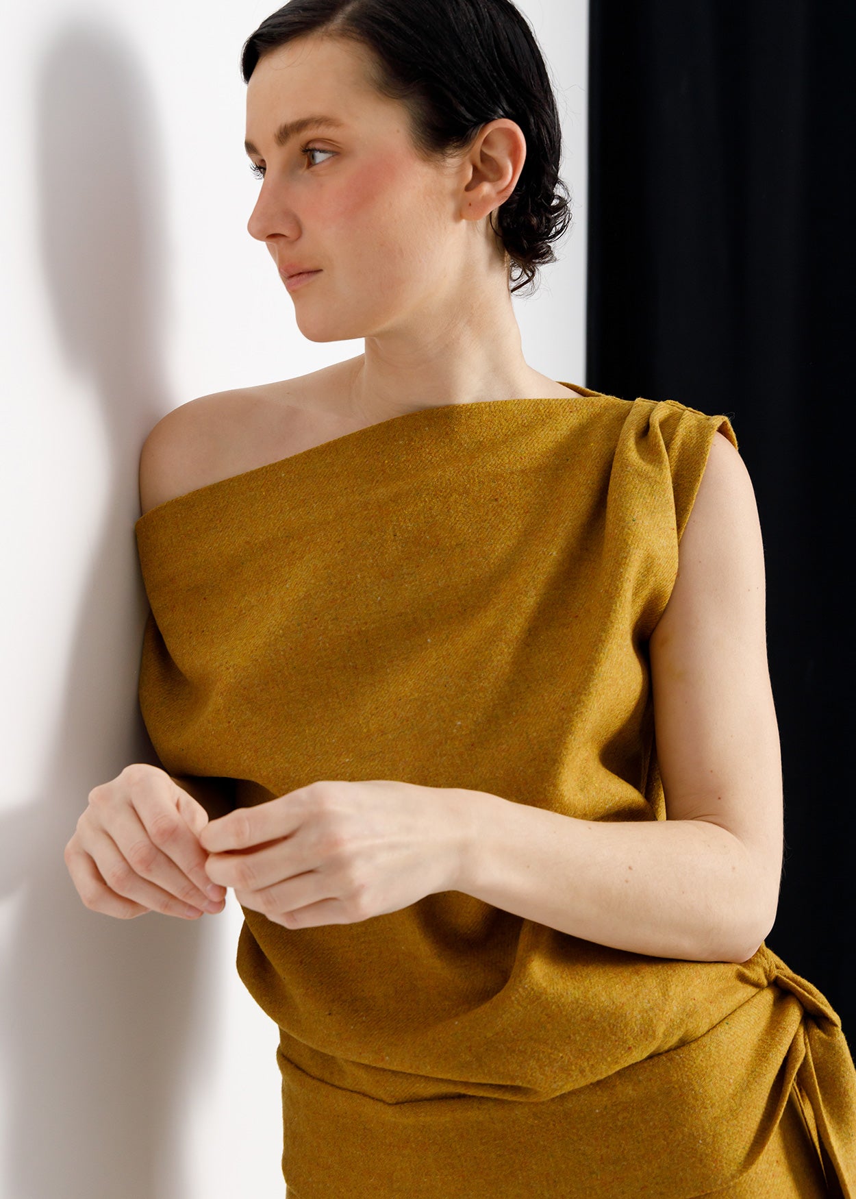 Blusa Nudo | Mostaza