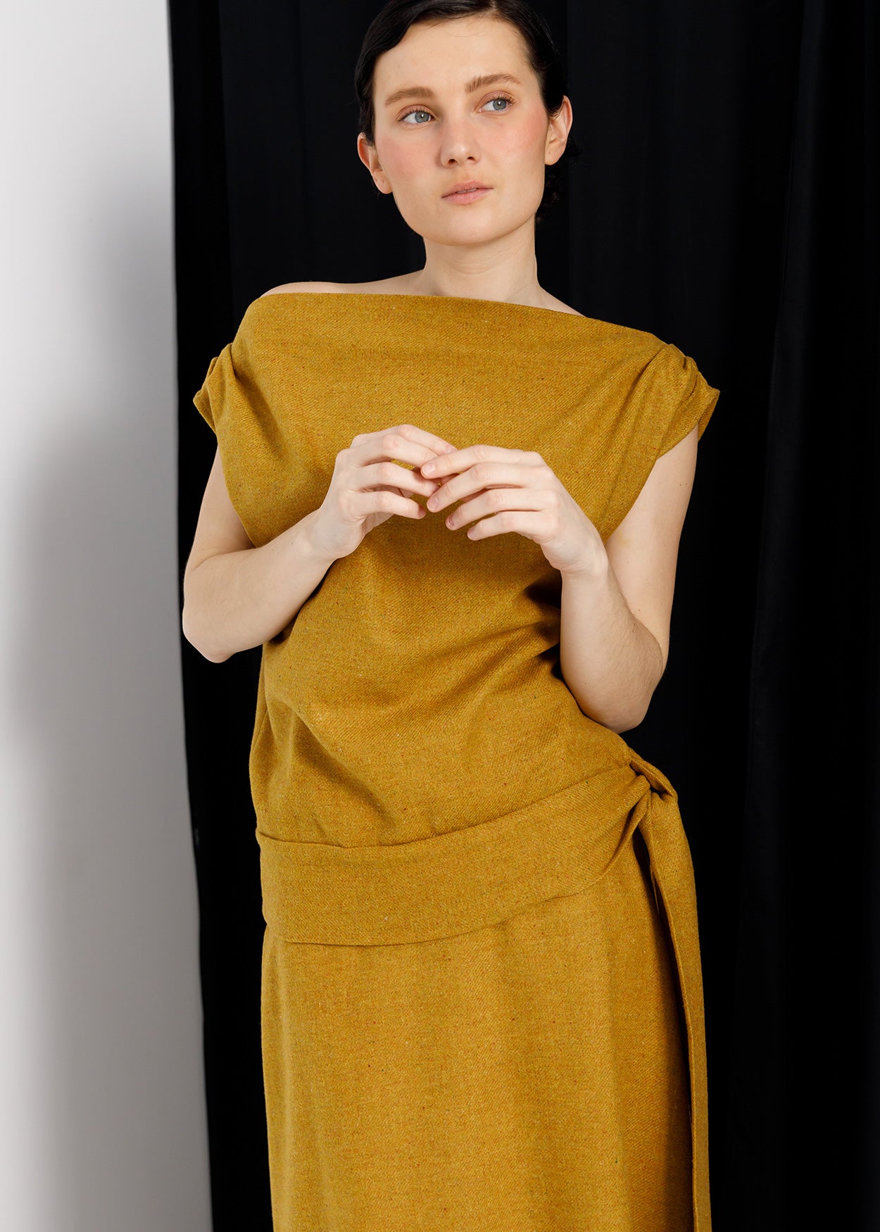 Blusa Nudo | Mostaza