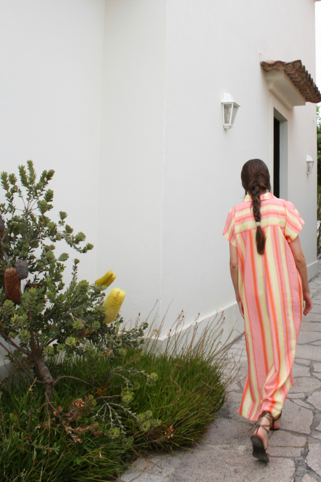 KAFTAN | PINK & YELLOW