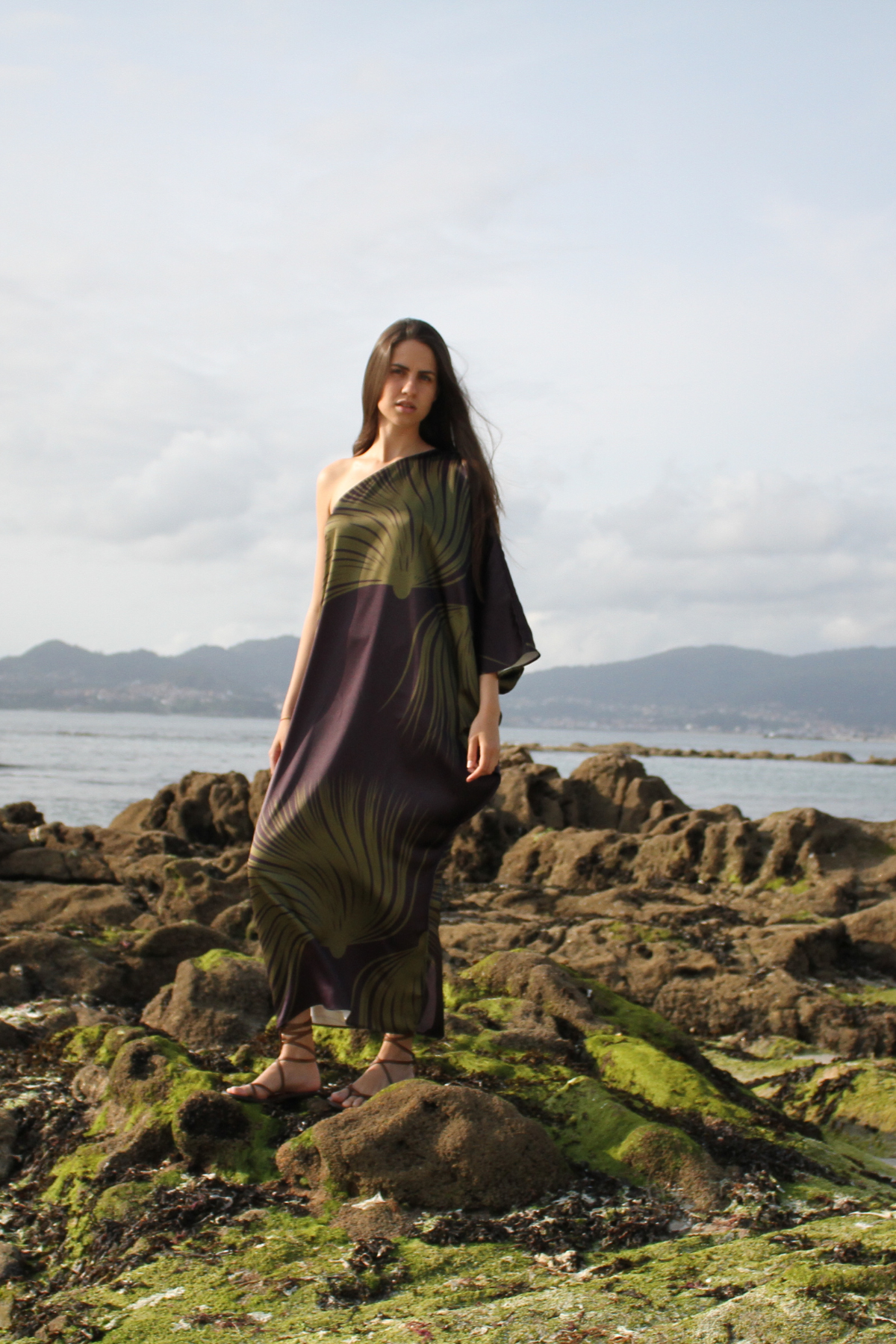 VESTIDO | ARIA | ALGAS MARINAS  | PÚRPURA