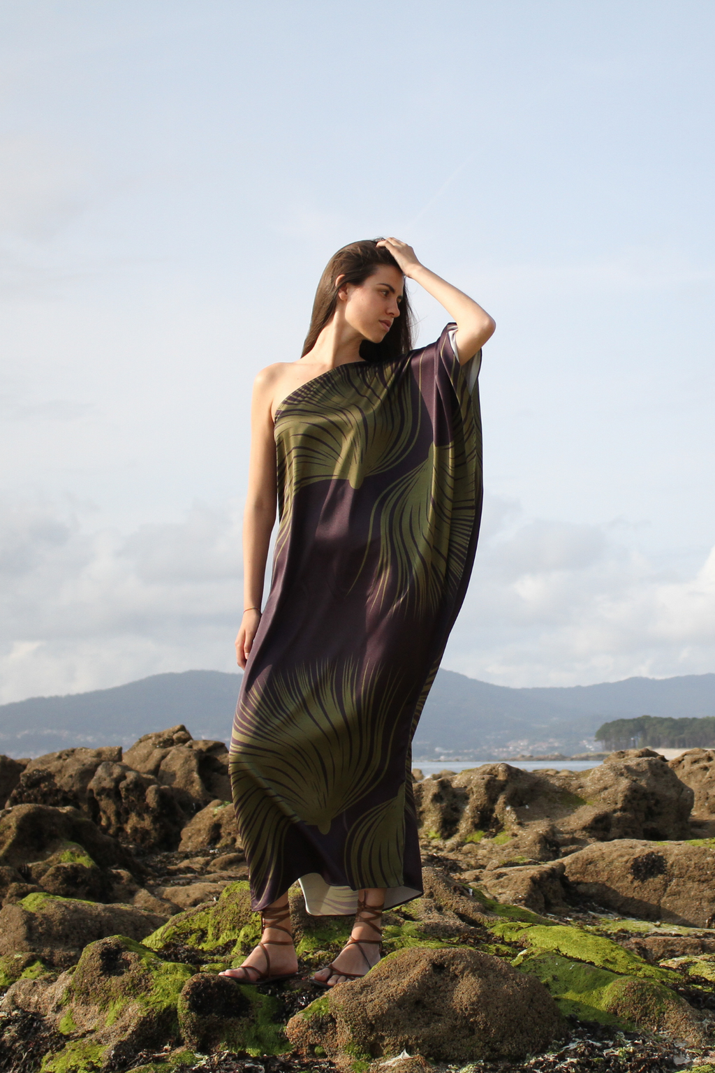 VESTIDO | ARIA | ALGAS MARINAS  | PÚRPURA